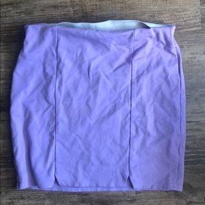 Purple mini skirt!
